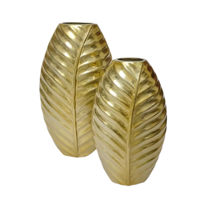 แจกันดอกไม้ทำจากอลูมิเนียมโบราณงานแฮนด์เมดสไตล์อินเดียสมัยใหม่แจกันดอกไม้ตกแต่งงานแต่งงานงานตามสั่ง - Product Image 1