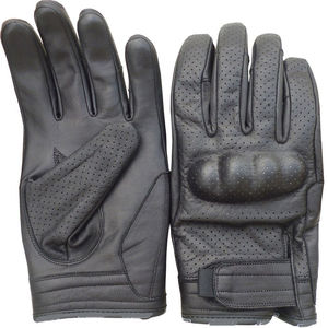 Gants de moto en cuir confortables fabriqués en usine avec support de poignet en fibre de carbone Caractéristiques antidérapantes pour les vêtements de sport - Product Image 1