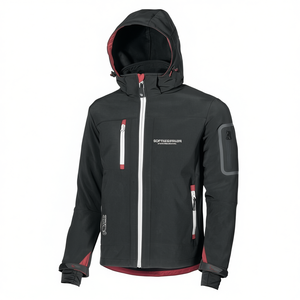Chaqueta de Seguridad y Supervivencia Metropolis Negra/Carbono de Tejido Softshell - Product Image 2