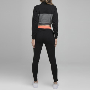 เสื้อครอปมีฮู้ดและสเวตเตอร์ของผู้หญิงเสื้อครอปแบบผูกเชือกแนวโบราณ - Product Image 4