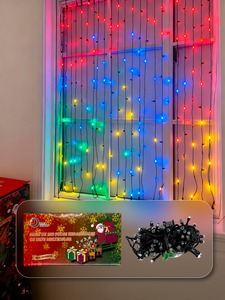 Luci a LED Multicolor perle lampadine 100 6.4M decorazioni natalizie in bianco blu caldo Design esagonale rosa turchese viola - Product Image 4