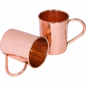 Venta al por mayor de alto diseño moderno de acero inoxidable personalizado Metal cobre cerveza Moscú mula taza de cobre respetuoso con el medio ambiente café en la escuela - Product Image 2