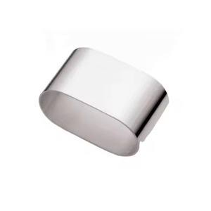 Rond de serviette en métal de conception de renne pour la décoration de Noël mariage d'hôtel et utilisation décorative de table - Product Image 2