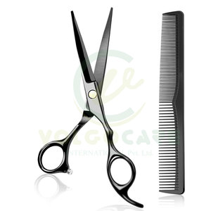 New Design 5.5" Professional Hair Cutting & Thinning <b>Barber</b> Scissors <b>Set</b> Available in All Designs and Styles - Product Image 1