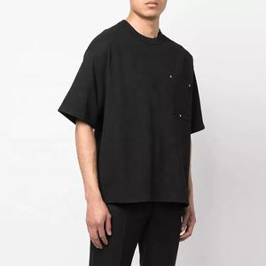 Camisetas de gran tamaño para hombre, jersey de algodón pesado, camisetas informales holgadas, venta al por mayor - Product Image 6