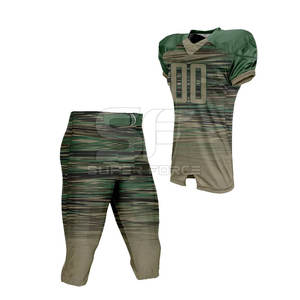 Uniforme léger de football américain avec l'uniforme de football américain personnalisé par tissu respirable et étirable - Product Image 5