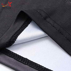 High Quality Custom Men's Gym T-Shirts Compression Shirts with Spandex Sublimated Printed Logos Premium Gym <b>Tops</b> - Product Image 5