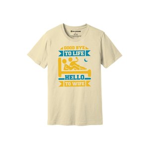 Camiseta de tela de algodón 100% con estampado de temas de fiesta 160-180 a GSM pesado 12 colores disponibles Personalice su propio diseño y colocación - Product Image 2