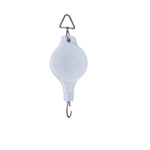 Panier <span class=keywords><strong>suspendu</strong></span> rétractable <span class=keywords><strong>de</strong></span> 20 à 90 cm, poulie <span class=keywords><strong>de</strong></span> suspension, <span class=keywords><strong>pot</strong></span> <span class=keywords><strong>de</strong></span> fleurs <span class=keywords><strong>de</strong></span> jardin, mangeoires à oiseaux, serre, intérieur, extérieur, crochet <span class=keywords><strong>de</strong></span> bassin - Product Image 4