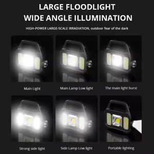 Fabrika doğrudan yüksek parlaklık <span class=keywords><strong>LED</strong></span> el fenerleri güneş enerjisi dahili pil şarj edilebilir el meşale lambaları ile güç bankası - Product Image 4