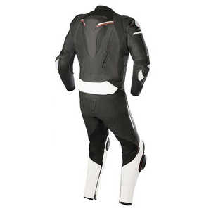 Personnalisable 100% cuir de vachette combinaison de moto confortable respirant imperméable et coupe-vent protéger l'équipement de corps - Product Image 2