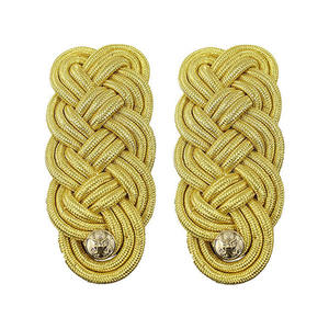 Accesorios de Uniforme Personalizados con Cordón de Hombro, Epaulete Trenzado de Macramé Recubierto - Product Image 3