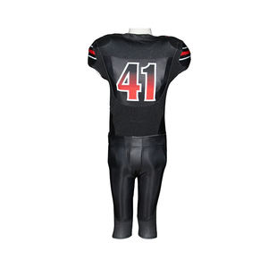Uniforme de football américain de haute qualité, à séchage rapide, 100% polyester, anti-UV, coupe ajustée, pour adultes, vente en gros, impression numérique personnalisée - Product Image 3