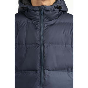 Veste décontractée en cuir véritable avec capuche, réversible, zippée, taille XL, imperméable, brodée - MN-JKT-WS25-002, coupe classique - Product Image 6