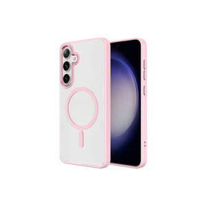 Funda de Silicona Compatible con Magsafe Netzy Luxury para Samsung Galaxy S24 Plus, Acabado Cromado Morado Oscuro - Product Image 5