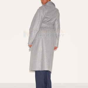 Abrigo Largo Cruzado Personalizado, Abrigo Largo Clásico, Abrigo Largo de Alta Calidad para Mujer, Gabardina - Product Image 2