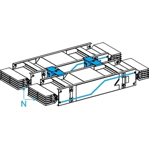 Per SCHNEIDER ELECTRIC KTC6300TN410 Canalis KT 4X6300CO Apparecchiatura di Distribuzione Elettrica Neutrale Permuta - Product Image 1