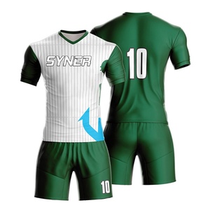 Conjuntos de camisetas de fútbol transpirables personalizadas, uniformes de entrenamiento de fútbol personalizados con ropa deportiva con impresión por sublimación - Product Image 6