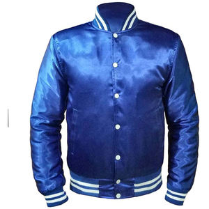 Nueva chaqueta Bomber reversible impermeable de poliéster 100% personalizada para hombre con cuello levantado de invierno - Product Image 1