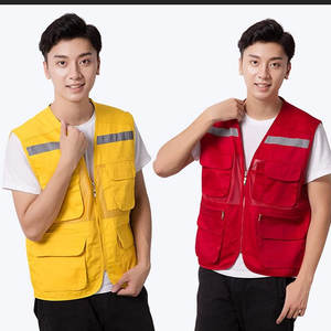 Chaleco de Seguridad de Poliéster Transpirable de Alta Visibilidad, Tejido Reflectante, Logotipo Personalizado, Alta Calidad, Nuevo Diseño al por Mayor - Product Image 3