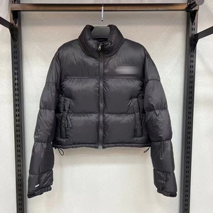 Veste bomber pour femme, nouvelle collection 2025, vente en gros, vêtements de créateur, chaude, noire, manches longues, col montant, imperméable, marque de mode - Product Image 4