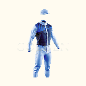 ชุดเบสบอลแบบกำหนดเอง OEM เสื้อเจอร์ซีย์ขายดี ปักโลโก้ด้วยเทคนิคซับลิเมชั่น สำหรับเบสบอล ซอฟต์บอล ไซส์พลัส พิมพ์ลาย - Product Image 5