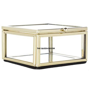Meilleure qualité organisateur de stockage de bijoux en métal boîtes à bijoux en métal pour garder élégant magasin de bijoux dans une boîte durable et décorative - Product Image 1