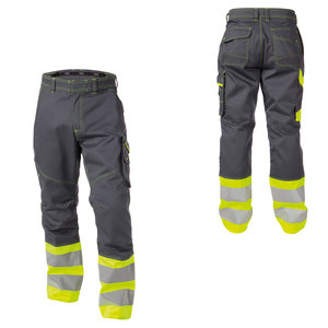 Service OEM Vêtements de travail Pantalons réfléchissants Pantalons de sécurité pour la construction Pantalons de sécurité routière haute visibilité - Product Image 3