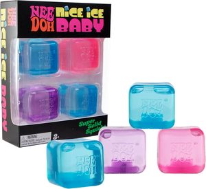 ของเล่นบีบสัมผัส Schylling NeeDoh Nice Ice Baby แพ็ค 4 ชิ้น - ลูกบาศก์ขนาด 1.5 นิ้ว - สีอาจแตกต่างกันไป - Product Image 1