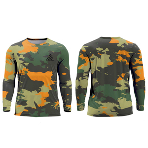 Maillot à capuche de pêche avec logo personnalisé Performance Wear Quick Dry Polyester Long Sleeve UV Sun Protect UPF 50 Fishing Shirts - Product Image 5