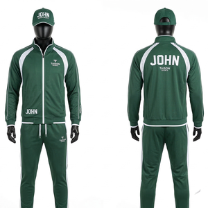 Maillot de tennis de table pour hommes, tissu sportif en polyester premium 200 GSM, design à panneaux vert et blanc, logo personnalisé par transfert thermique - Product Image 1