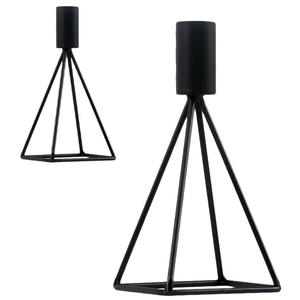 Bougeoirs les plus vendus à l'international Chandelier géométrique en triangle Bougeoir à bougie chauffe-plat Décoration de fête de mariage - Product Image 2