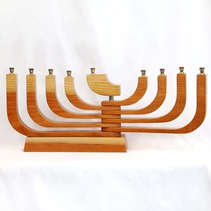 Porte-bougie décoratif en bois, menorah fantaisie, décoration de Noël, centre de table de mariage, chandelier, décoration de table pour la maison - Product Image 5