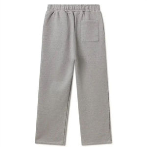 Personnalisé décontracté Vintage français éponge pantalon évasé coton polaire survêtement pantalons de survêtement hommes 100% coton lourd coton Baggy pantalon - Product Image 5