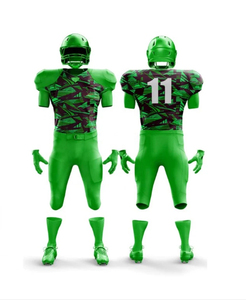 Maillots de football américain personnalisables de haute qualité pour jeunes et adultes avec sergé de matériel et impression par sublimation - Product Image 6