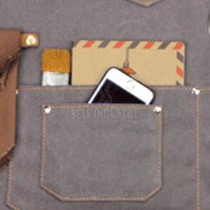 Venta directa de fábrica, delantales de peluquero Unisex, algodón, sin mangas, duraderos, ecológicos, ligeros, de secado rápido, tamaños de colores personalizables - Product Image 5