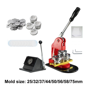 25 32 37 44 50 56 58 75 Mét nút Máy làm nhà máy bán buôn kim loại huy hiệu Máy làm - Product Image 2