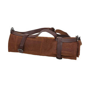 Sacs à rouleau de couteau en cuir professionnels faits à la main polyvalents de haute qualité/sacs à rouleau en cuir de couleur personnalisée à vendre - Product Image 5