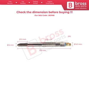 BGP66 1 Piece <b>Heater</b> Glow <b>Plug</b> 24 Volt for 3304 3306 3T9562 GN071 0100800034 Y171 - Product Image 5