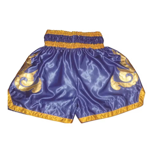 Pantalones cortos de satén Bordados y estampados personalizados de alta calidad OEM para adultos para boxeo MMA Muay Thai Fight Shorts THT WEARS para hombres - Product Image 3