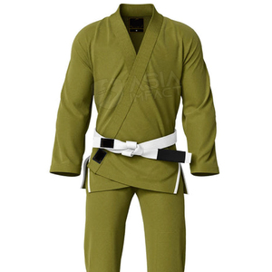 Uniforme de Karate para Hombre de Primera Calidad, 100% Algodón, con Logotipo Personalizado y Cinturón Sublimado a Color, 340g, Ropa de Entrenamiento de Artes Marciales - Product Image 3