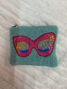 Monedero clásico con cuentas, bolso de maquillaje con cuentas de perlas y diamantes, regalo de boda o fiesta para ella - Product Image 2