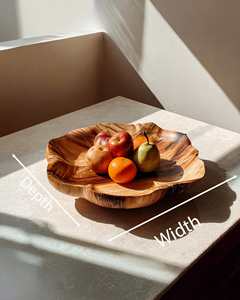 Tazón de Madera Hecho a Mano de Moda, Diseño Personalizado de Forma y Tamaño, Vajilla para Fiestas, Artículo Duradero para Mesa - Product Image 5