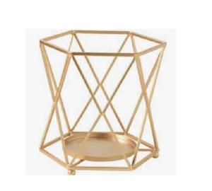 Juego de tres portavelas de Metal de latón de cristal hecho a mano recién atractivo juego de Metal para habitación decorativa de boda de dos candelabros - Product Image 5