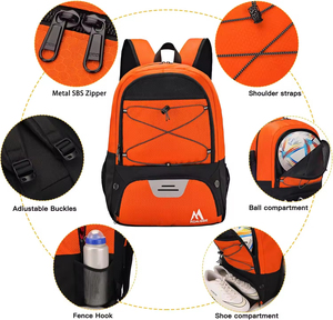Sac à dos de football pour étudiants, tendance mode, grande capacité, 100% coton, personnalisable, haute qualité, respectueux de l'environnement, collège - Product Image 1