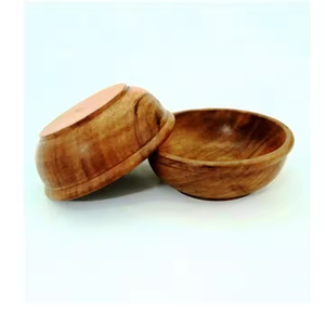 Ensaladera de Madera para Aperitivos, Plato para Mezclar, Tamaño Personalizado, Estilo Bonito y Duradero, para Fiestas y Bodas, Hecho en India - Product Image 3