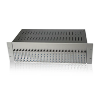 Alta calidad 16 canales Cabecera analógica 48 ~ 860MHz Modulador RF fijo CATV Modulador ágil de 16 canales