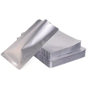 Fabricante de alta calidad temperatura al vapor 3 sello lateral plástico papel de aluminio vacío Deli bolsa