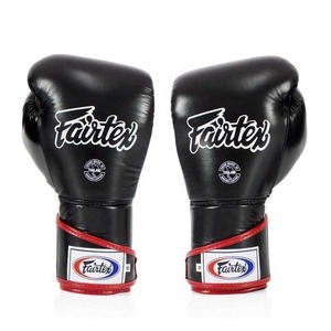 Venta caliente Premium Fairtex Guantes de boxeo Cuero de vaca real con logotipo personalizado Guantes de boxeo de entrenamiento profesional - Product Image 2