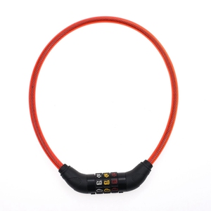 <span class=keywords><strong>Candado</strong></span> de Cable para Bicicleta YH1466, <span class=keywords><strong>Candado</strong></span> de Combinación con Contraseña, Desbloqueo de Seguridad Antirrobo, Acero ABS de 1200/1800 mm para Motocicleta - Product Image 4